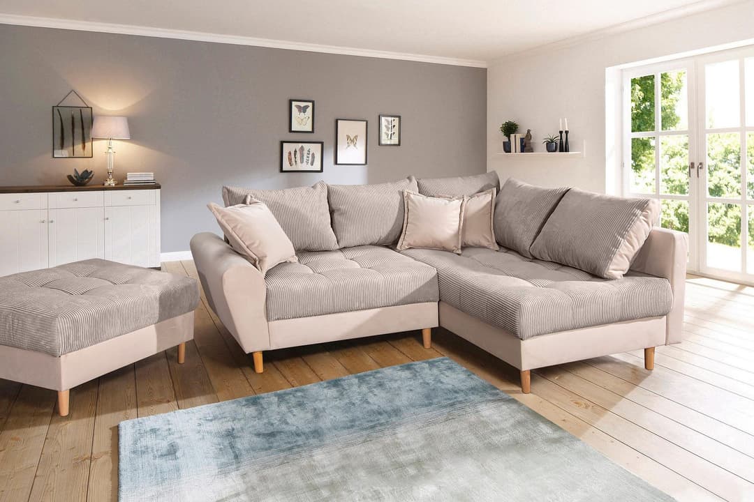 Home affaire Ecksofa Rice | Beige