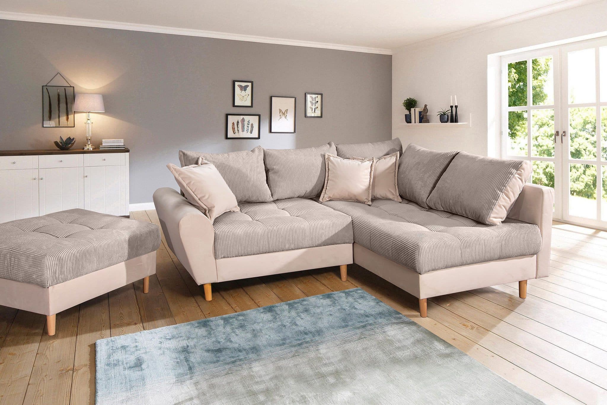 Home affaire Ecksofa Rice | Beige