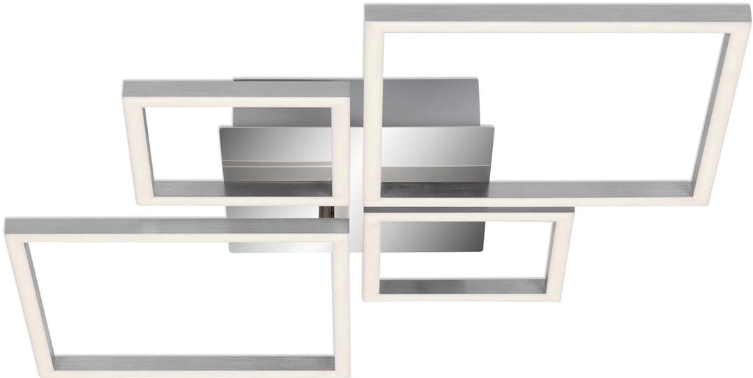 Briloner Leuchten LED Deckenleuchte FRAME | Silber