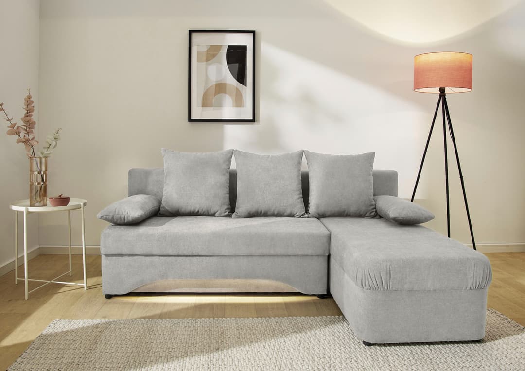 Jockenhöfer Gruppe Ecksofa Starlight L-Form | Grau