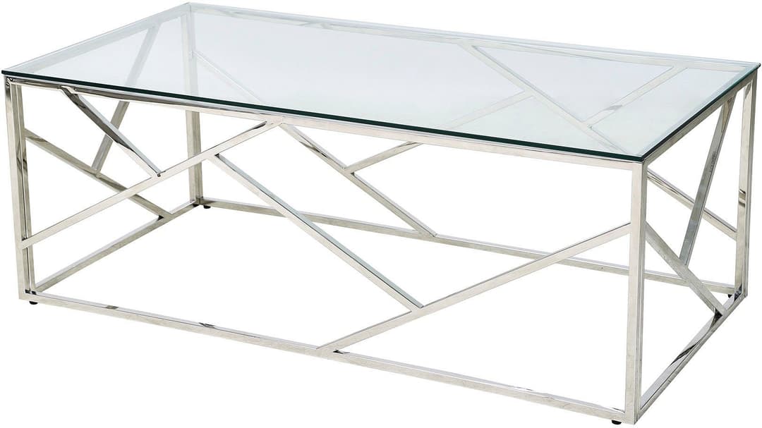 SalesFever Glastisch | Silber