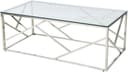 SalesFever Glastisch | Silber