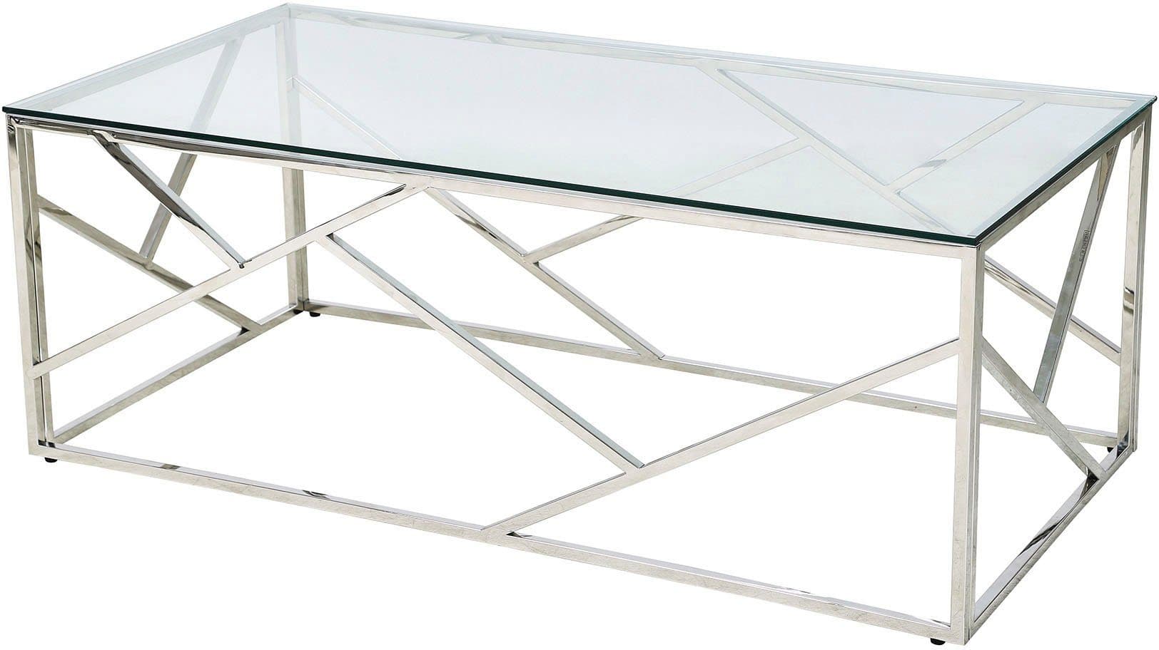 SalesFever Glastisch | Silber