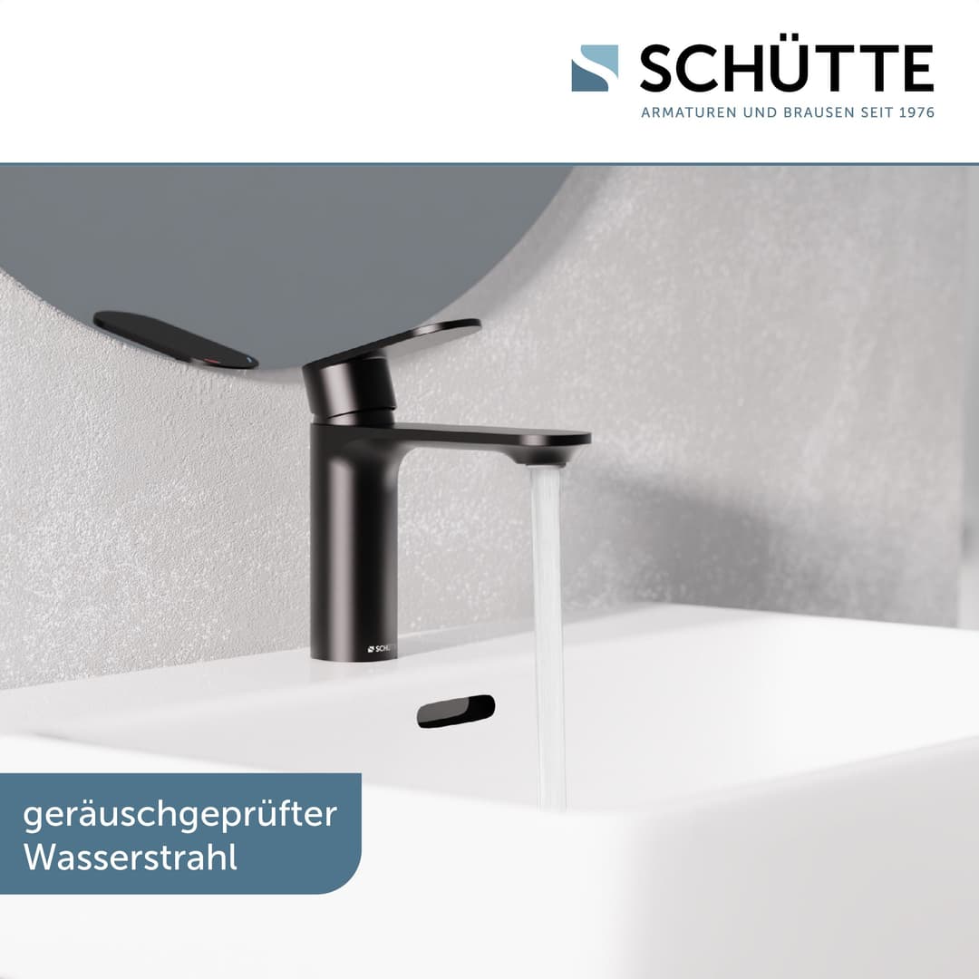 Schütte MONTANA Waschtischarmatur | Schwarz