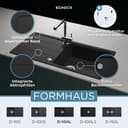 Schock Granitspüle COMO D-100L | Schwarz 2