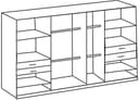 Wimex Kleiderschrank Taiga | Weiß 4