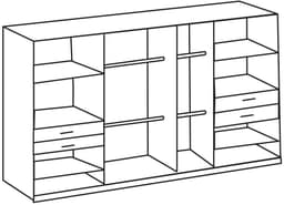 Wimex Kleiderschrank Taiga | Weiß