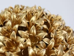 Kunstpflanze Deko-Kugel Buchs | Gold