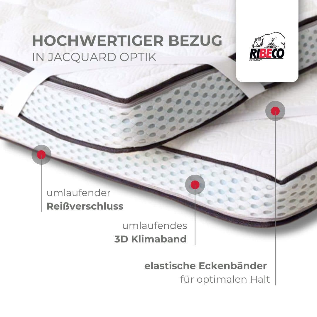 RIBECO Topper Aaron MINI | Weiß