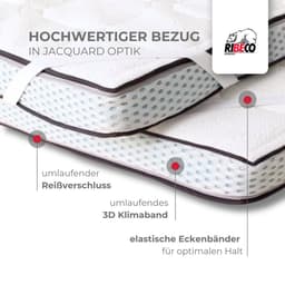 RIBECO Topper Aaron MINI | Weiß