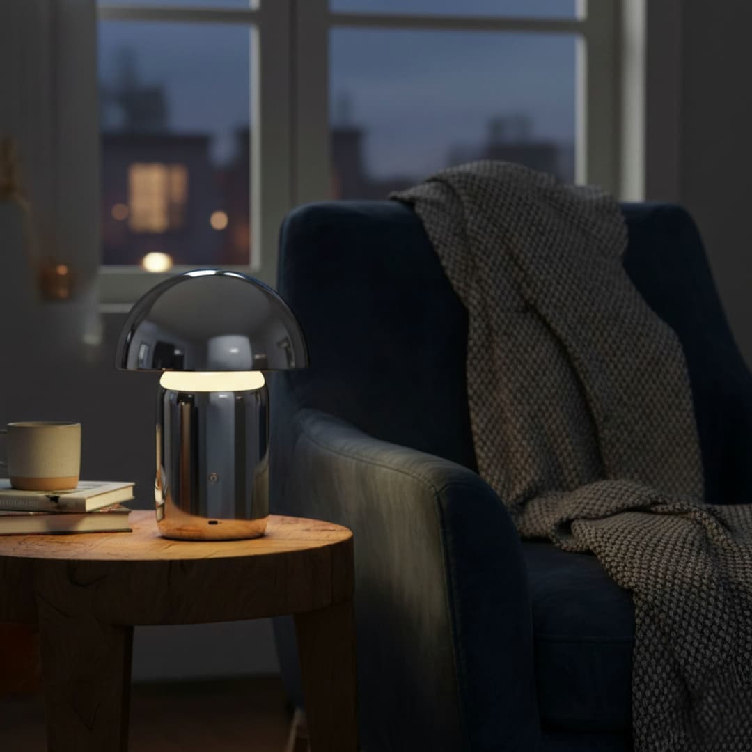 LeGer Home by Lena Gercke LED Tischleuchte Galilea | Silber