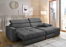 Jockenhöfer Gruppe Ecksofa Slider L-Form | Grau