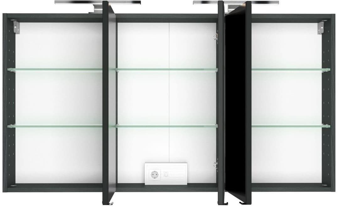 welltime Spiegelschrank Baabe | Grau