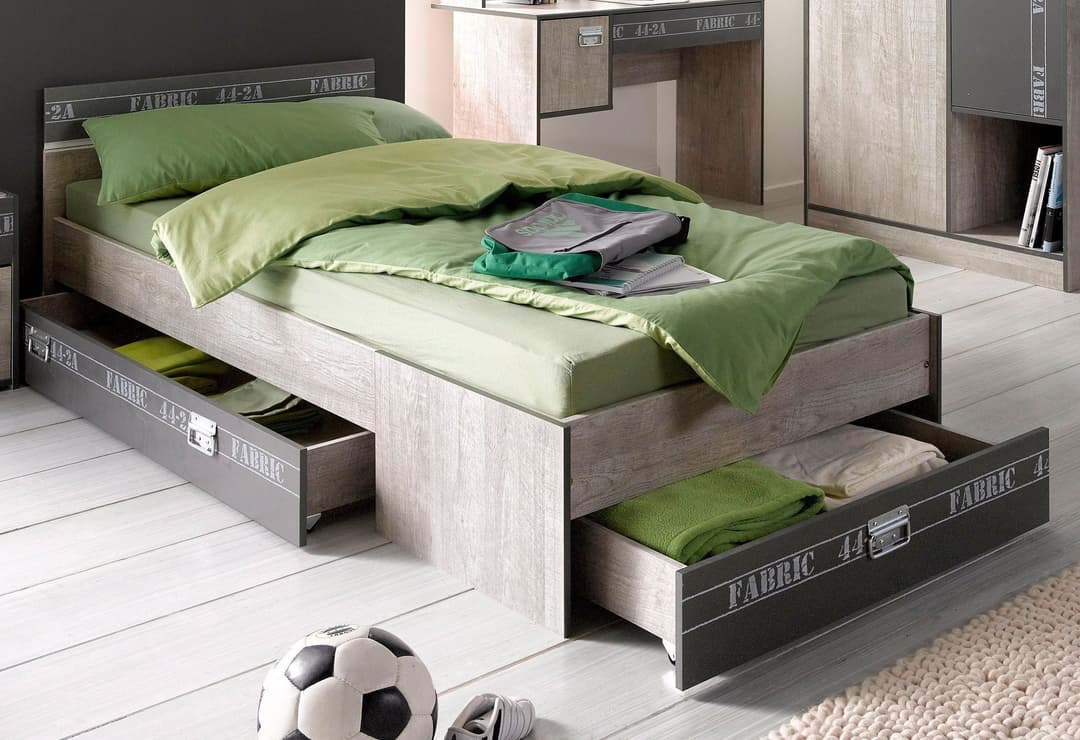 Parisot Jugendbett Fabric | Braun