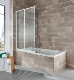 welltime Badewannenaufsatz Nassau | Weiß