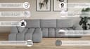 OTTO home Ecksofa AZITA | Beige 3