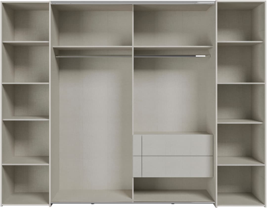 FORTE Kleiderschrank Narago | Beige
