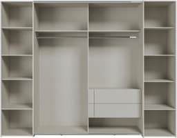 FORTE Kleiderschrank Narago | Beige