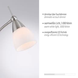 Paul Neuhaus Stehlampe PINO | Silber