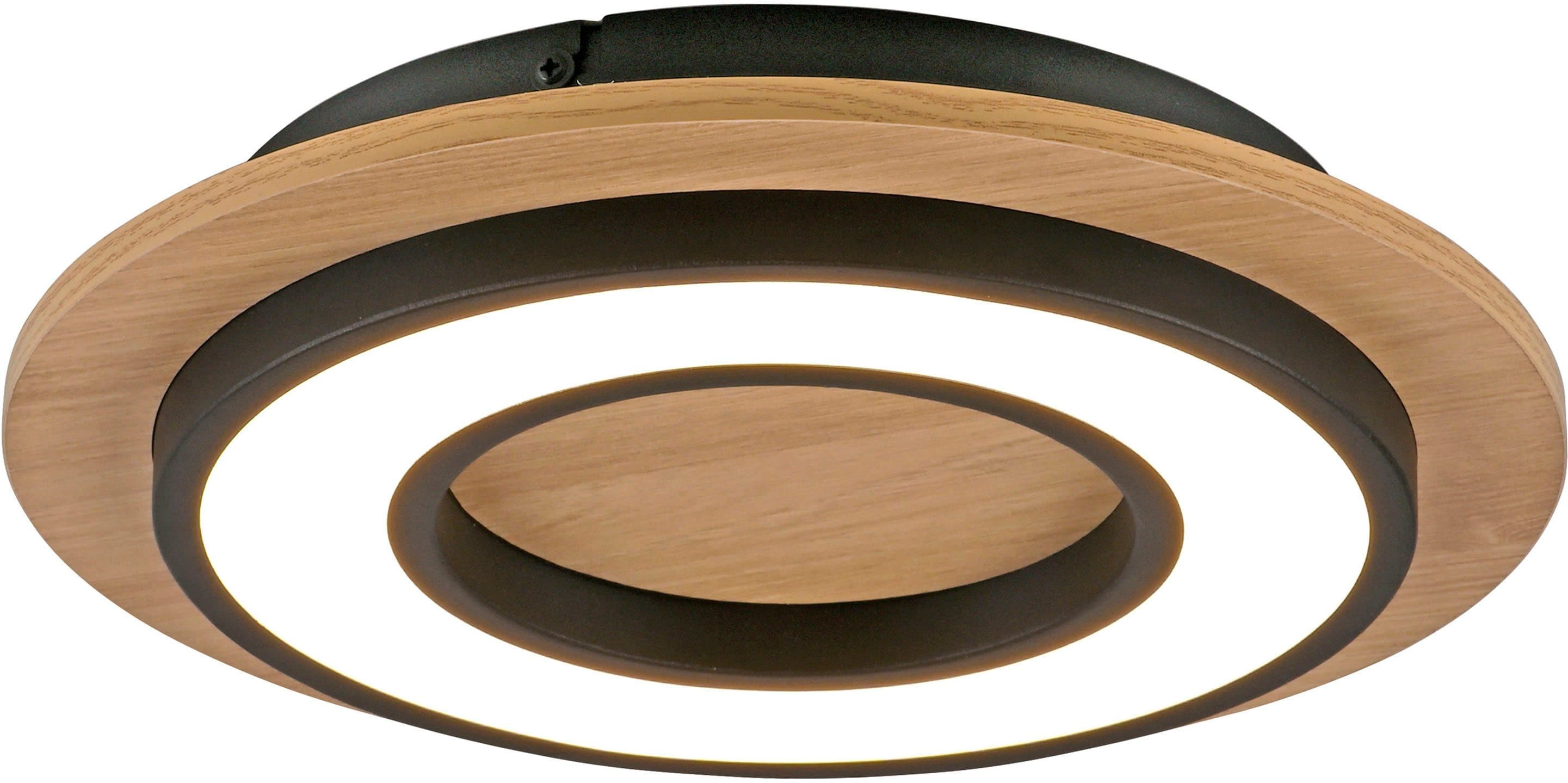 JUST LIGHT Deckenleuchte TOLA | Holztöne