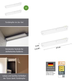 rauch Schwebetürselbsteinzug Soft-Close Zubehör | Grau