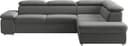 sit&more Ecksofa Valentine L-Form | Grau 2
