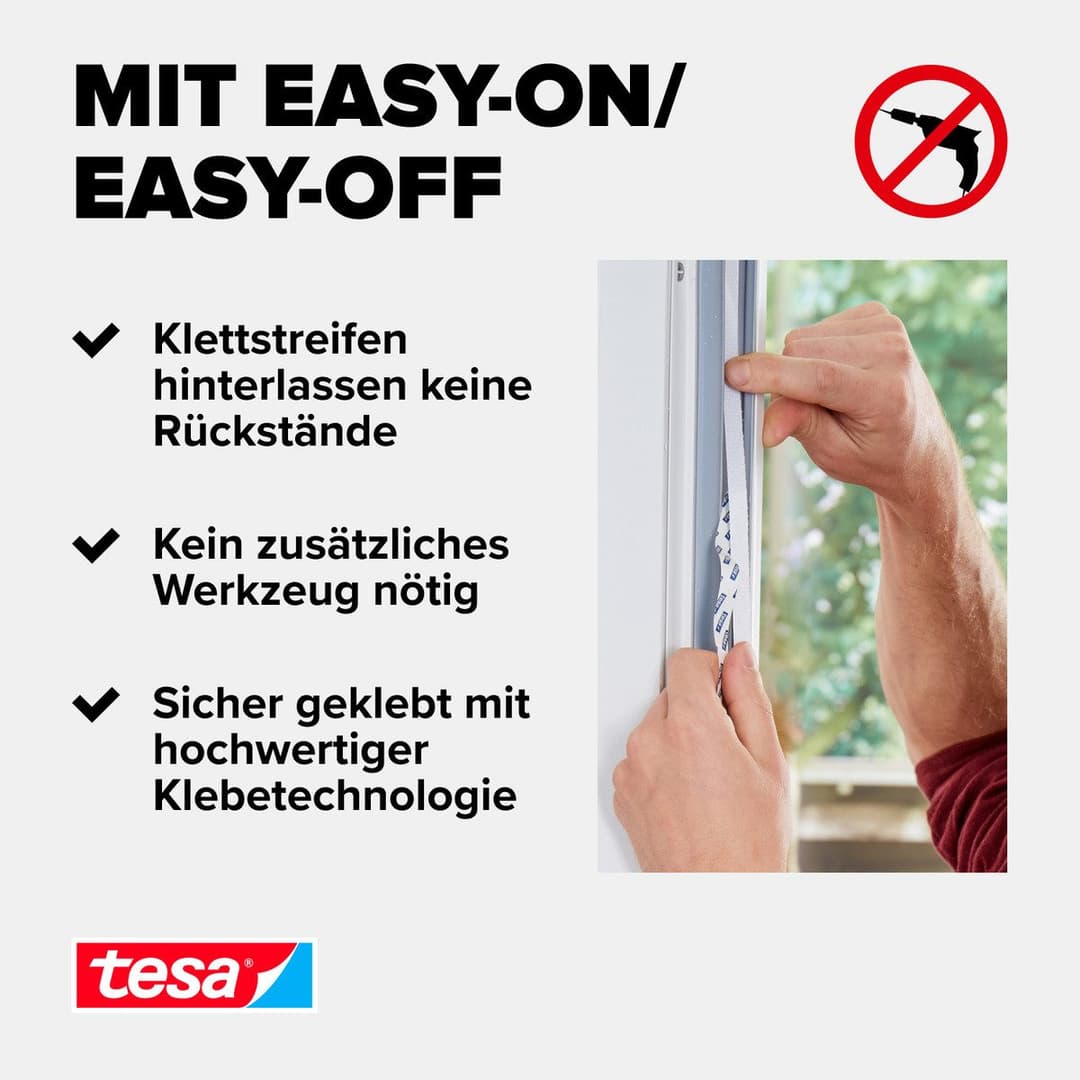 tesa Insect Stop Comfort Fliegengitter | Schwarz