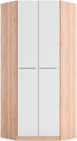 priess Eckkleiderschrank Barcelona | Holztöne
