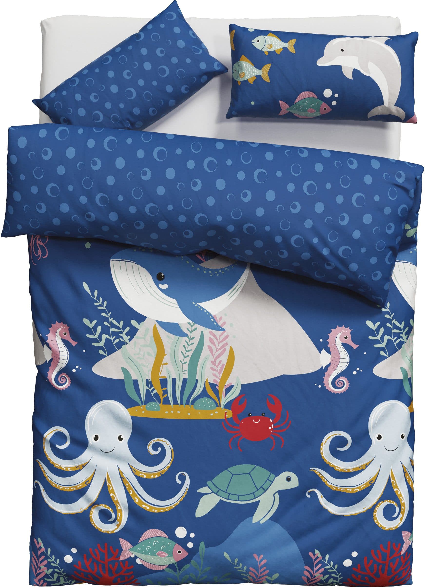 OTTO home Kinderbettwäsche CUDDLEE | Blau