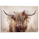 Reinders! Deco-Panel Highlander in Blumen | Braun 2