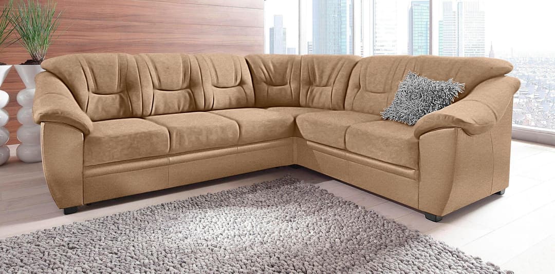 sit&more Ecksofa Savona | Braun