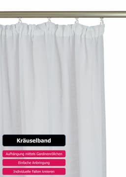 OTTO home Gardine REGINA | Weiß