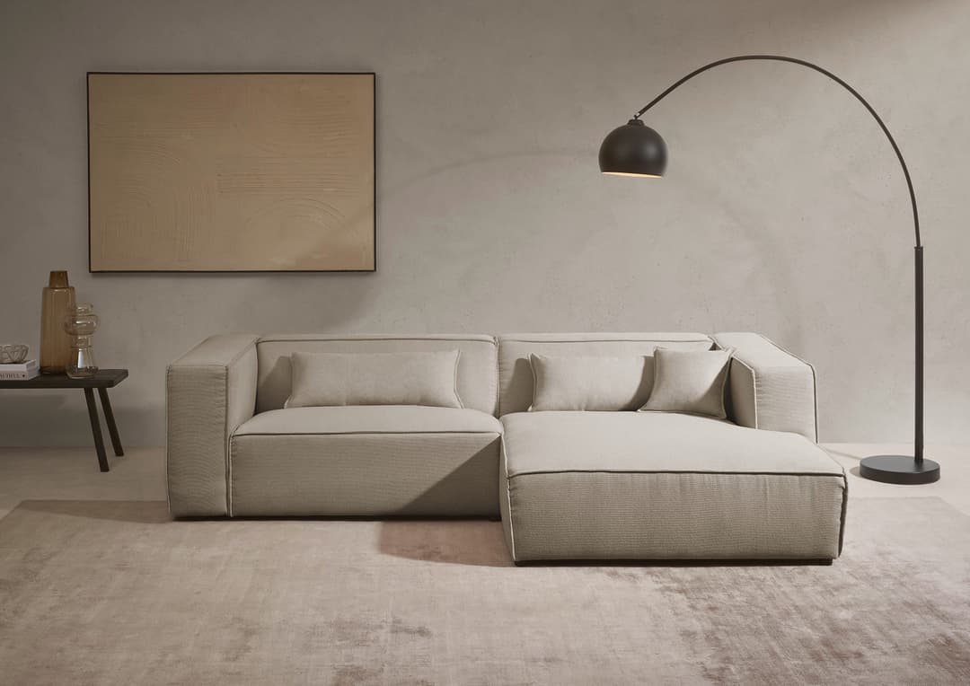 LeGer Home by Lena Gercke Ecksofa PIARA | Beige