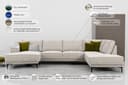 OTTO home Wohnlandschaft XXL Sofa Oland | Beige 3