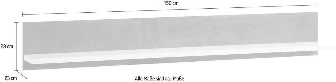 Home affaire Wandregal Etero | Weiß