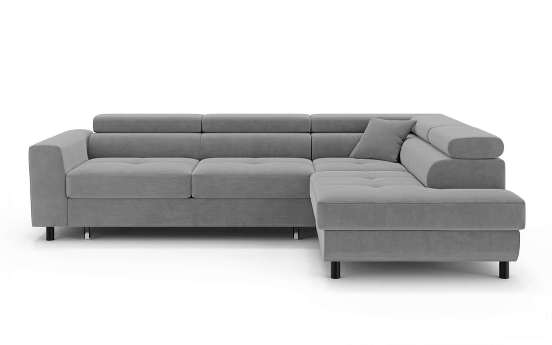 OTTO home Ecksofa AADEN Schlafsofa 254 cm | Grau
