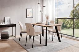 OTTO home Essgruppe Genf Tischgruppe | Holztöne