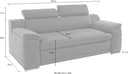 sit&more 3-Sitzer Andiamo | Grau 5