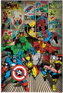 Reinders! Poster Marvel Helden | Mehrfarbig