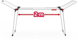 Vileda INFINITY Flex Wäscheständer | Weiß