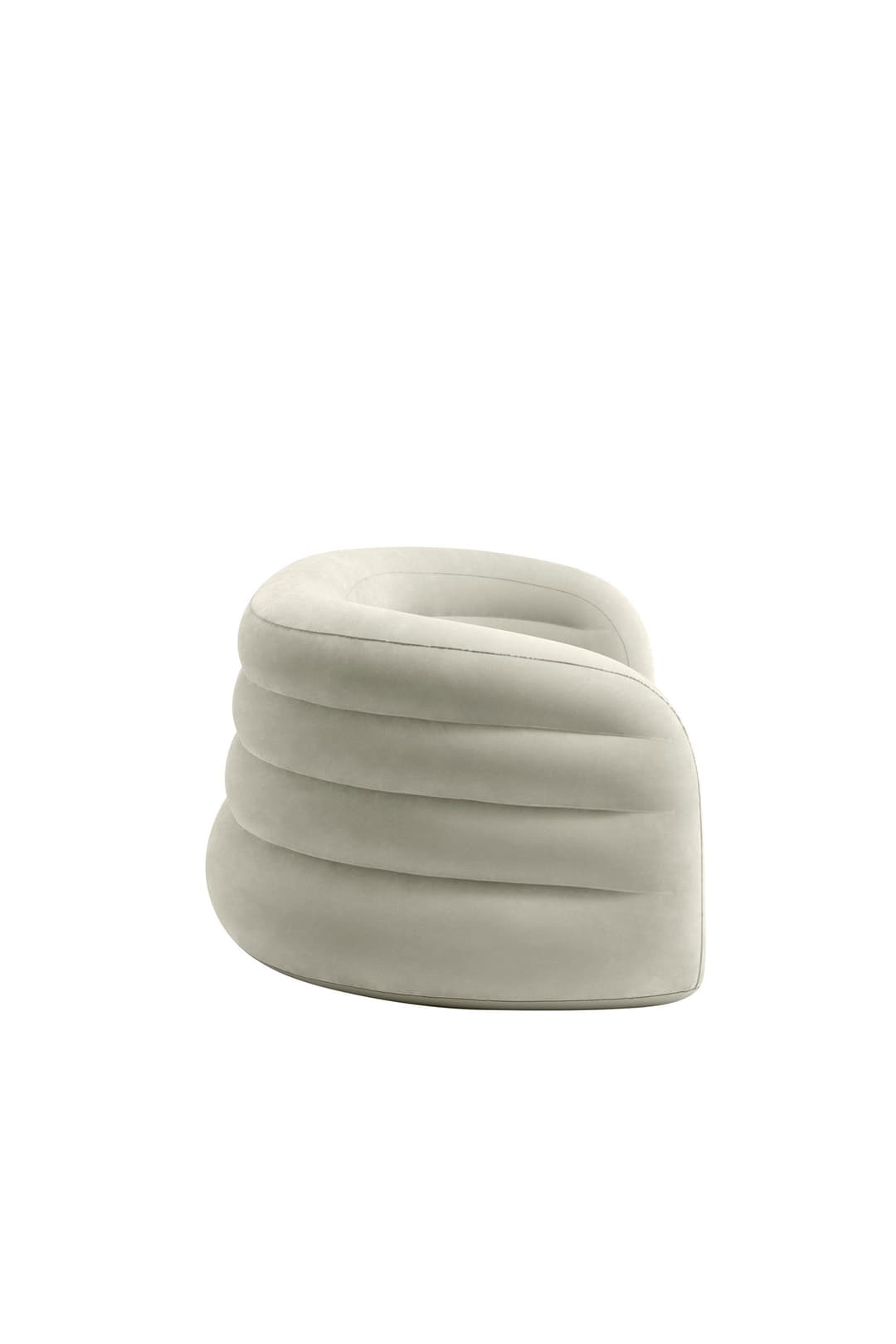 Intex Luftsofa gewölbtes Sofa | Beige