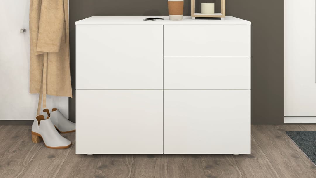 borchardt Möbel Kommode Rova | Weiß