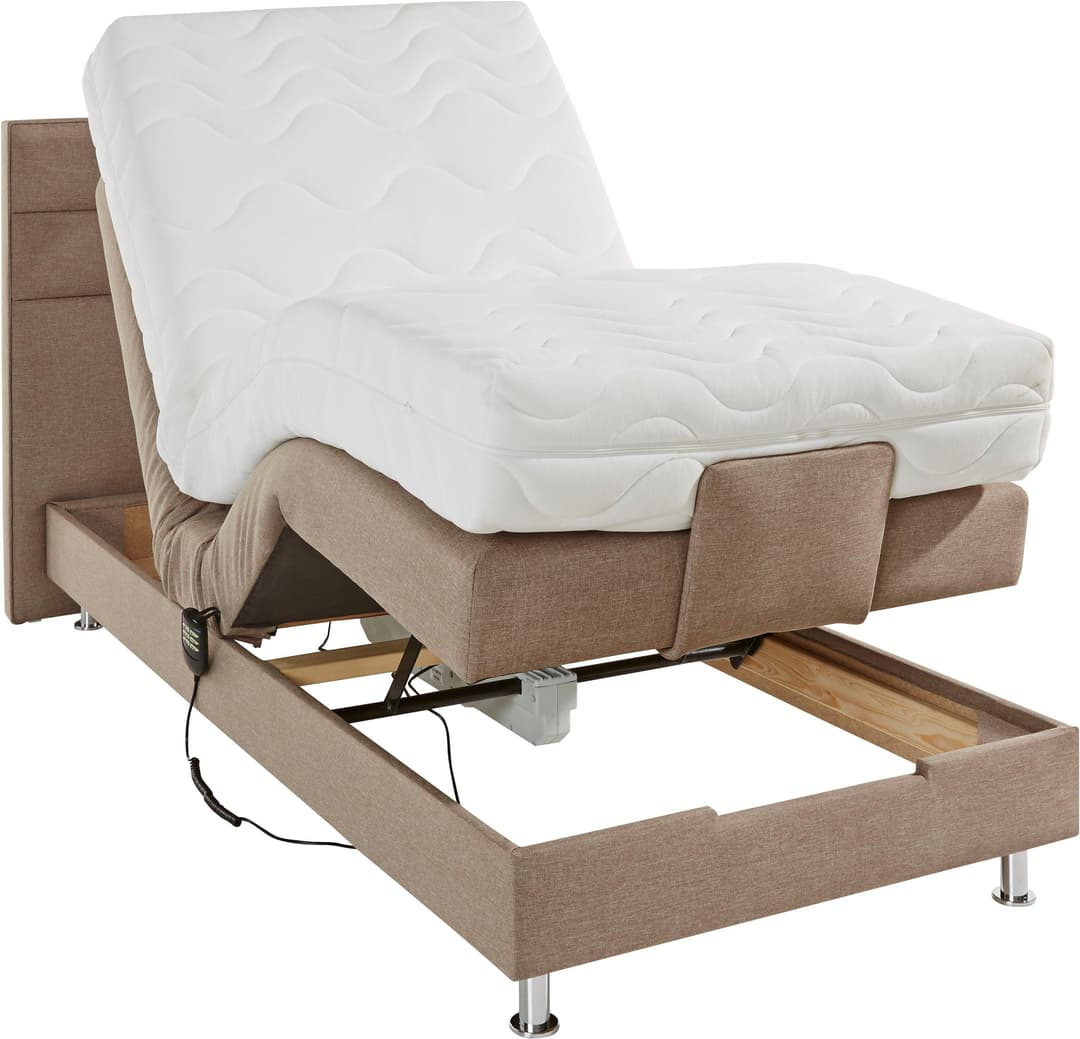 Westfalia Schlafkomfort Boxbett mit Motor | Beige