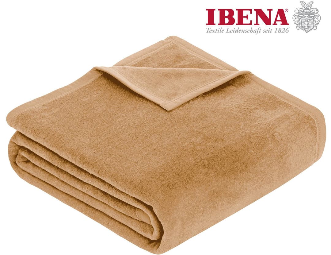 IBENA Wohndecke Luxus | Beige