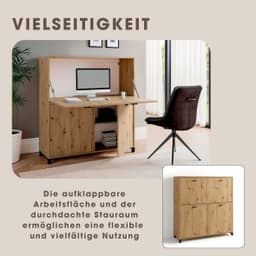 byLIVING Sekretär Montana | Holztöne