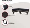 Duo Collection Eckbank Alena | Grau 3