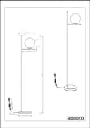 TRIO Leuchten Stehlampe Pure | Gold 5