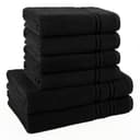 HAMMETEX Handtuch Set | Schwarz