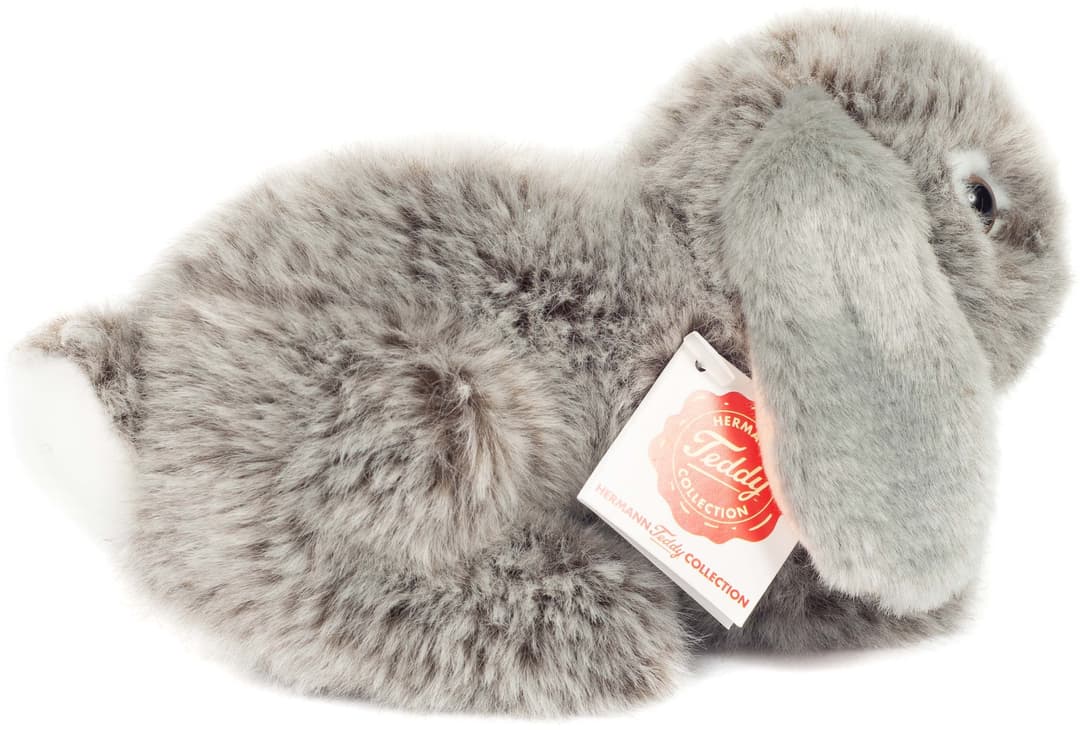 Teddy Hermann® Kuscheltier Widderkaninchen | Grau