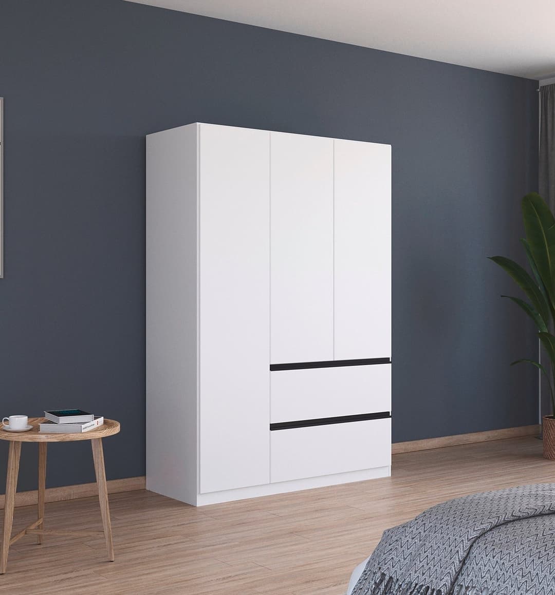 rauch COSTA Kleiderschrank | Weiß